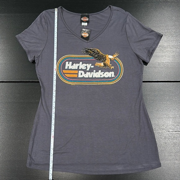 Harley-Davidson Bling Retro Logo T-Shirt - 1X - Picture 3 of 5